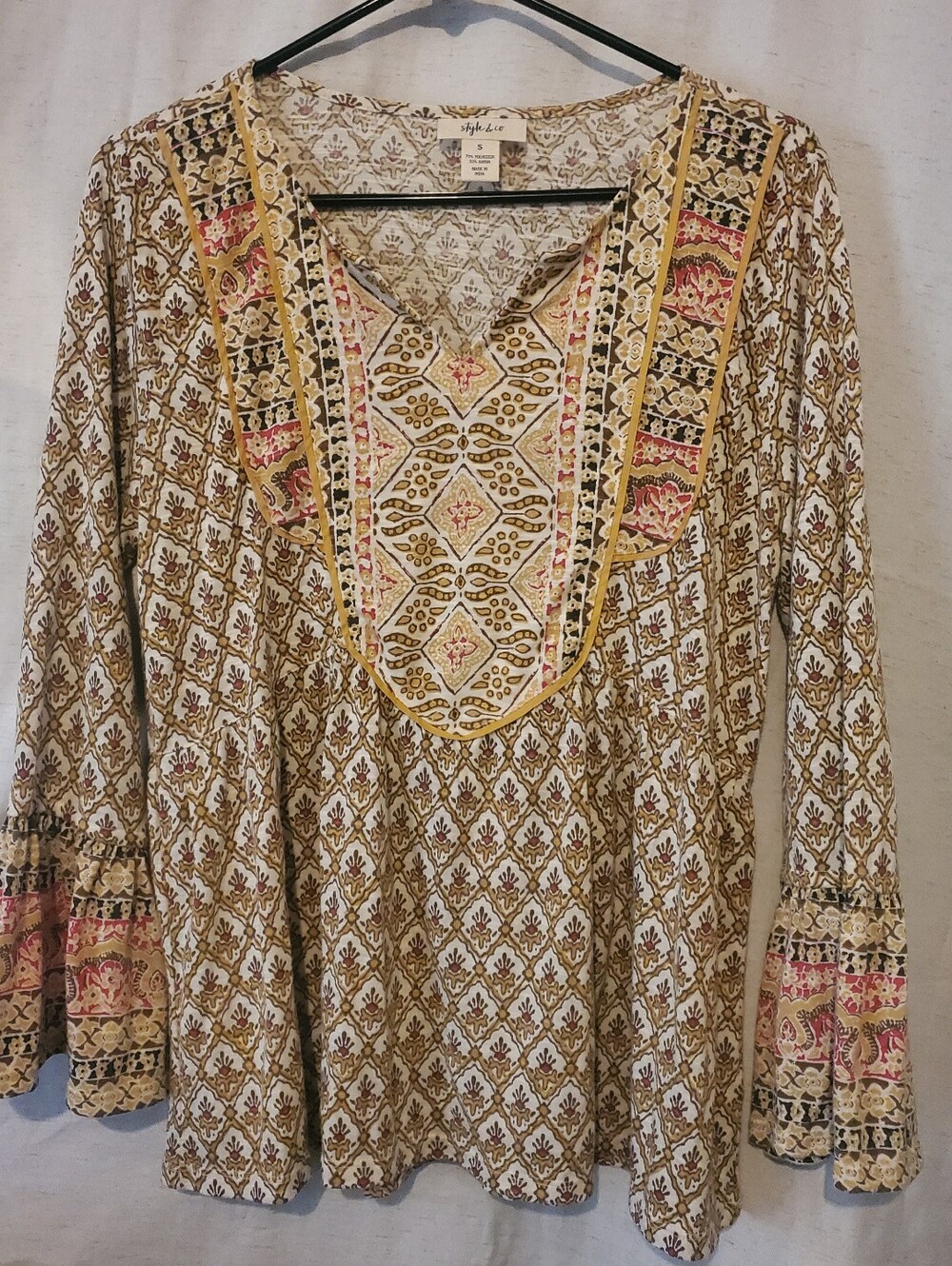 Style & Co Boho Top